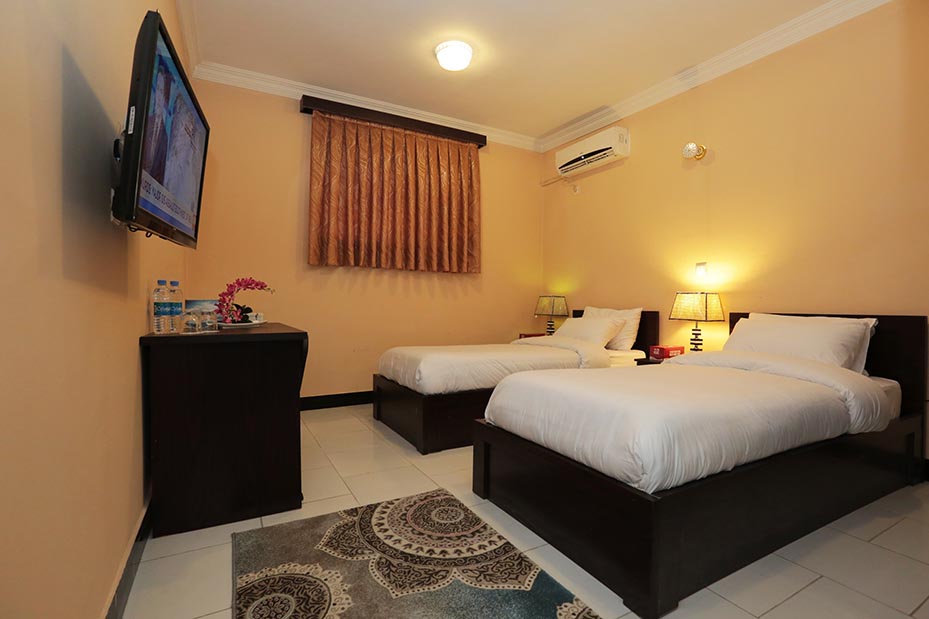 Twin Room facility at Daryavillage Hotel and Business Park